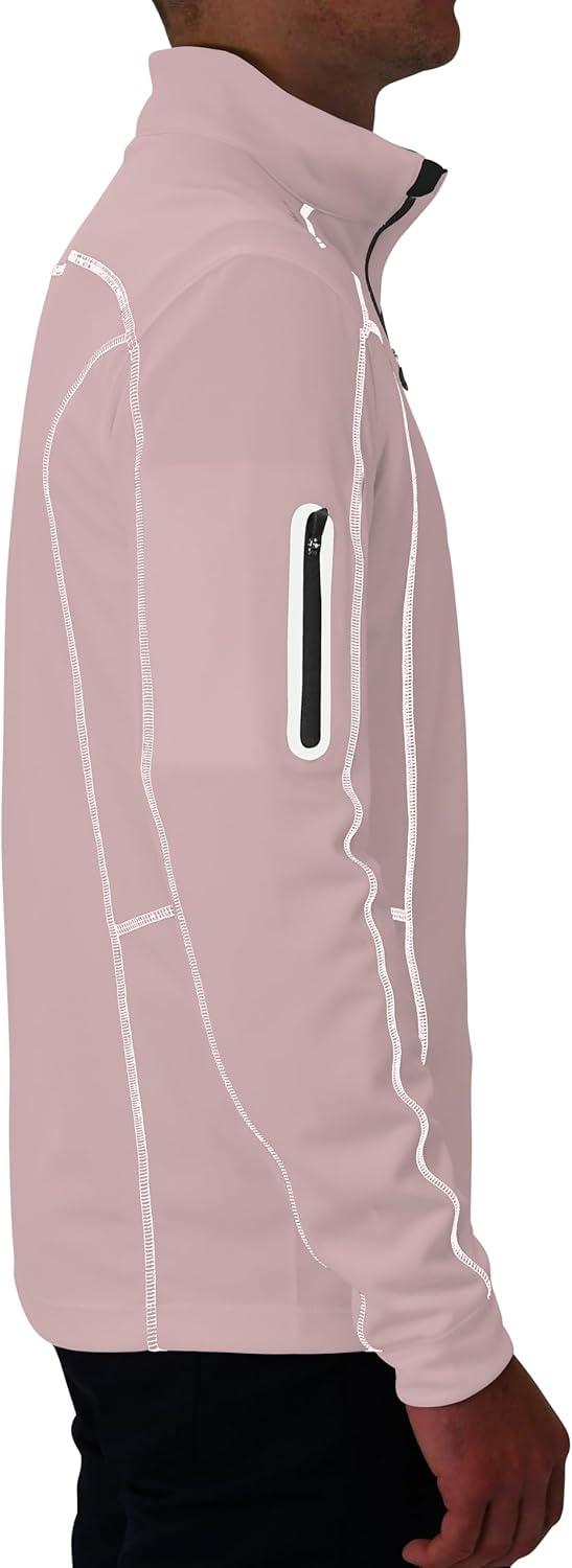 imageColumbia Mens OMNI WICK Shotgun 14 Zip Pullover Breathable Long SleevePink Dawn