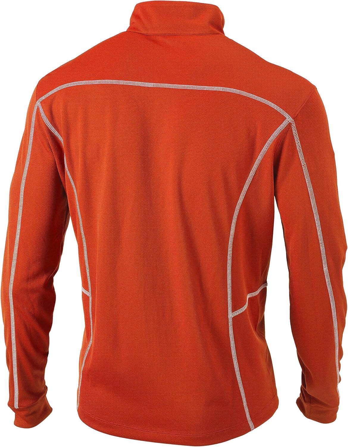 imageColumbia Mens OMNI WICK Shotgun 14 Zip Pullover Breathable Long SleeveState Orange