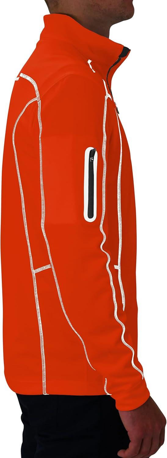 imageColumbia Mens OMNI WICK Shotgun 14 Zip Pullover Breathable Long SleeveState Orange