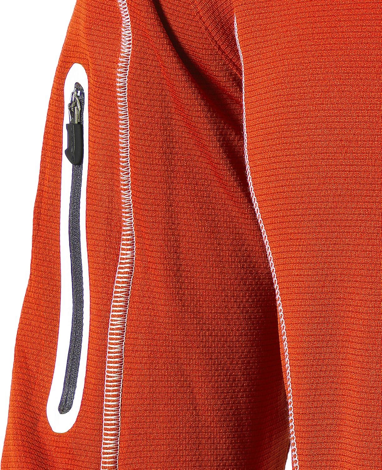 imageColumbia Mens OMNI WICK Shotgun 14 Zip Pullover Breathable Long SleeveState Orange