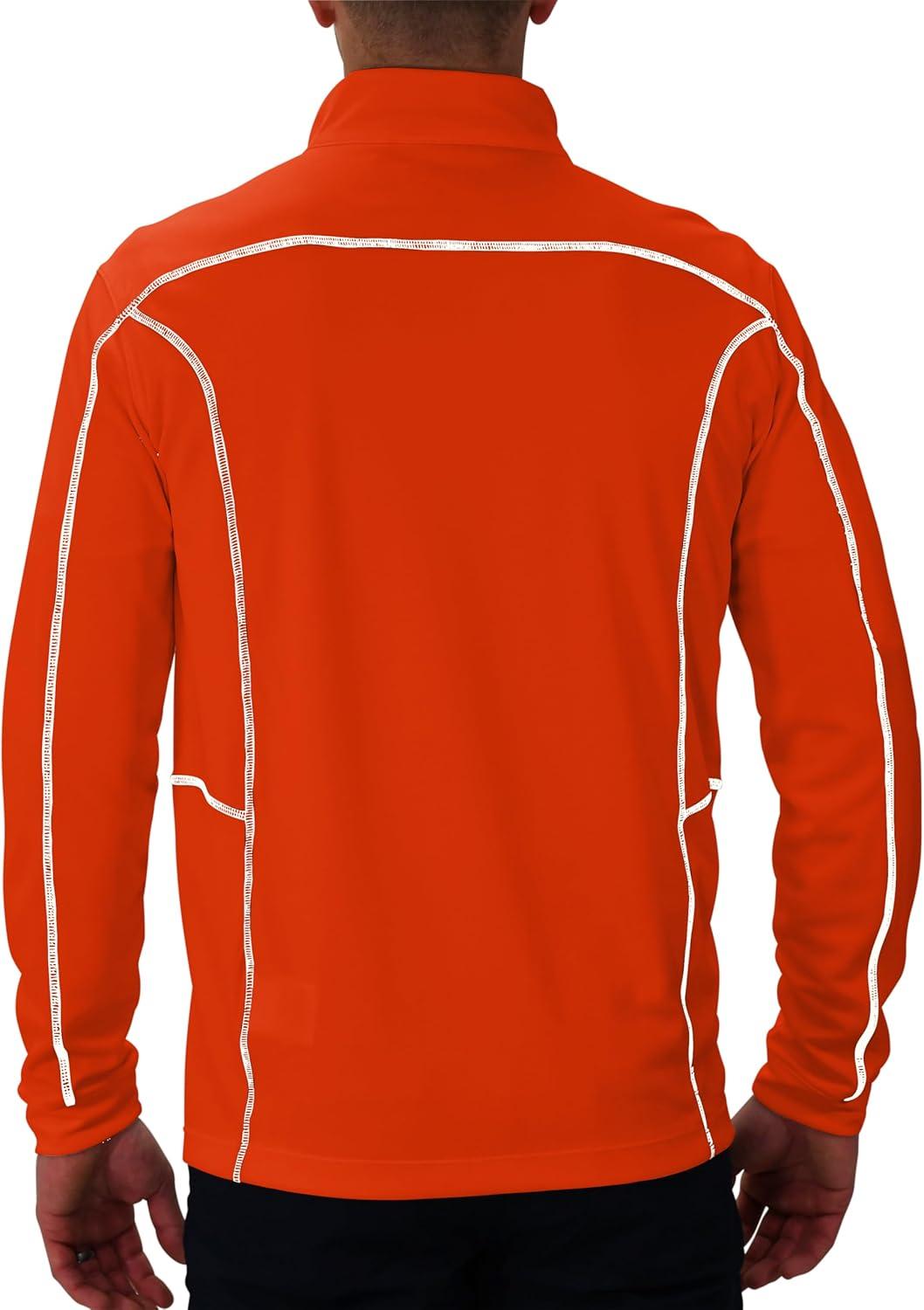 imageColumbia Mens OMNI WICK Shotgun 14 Zip Pullover Breathable Long SleeveState Orange