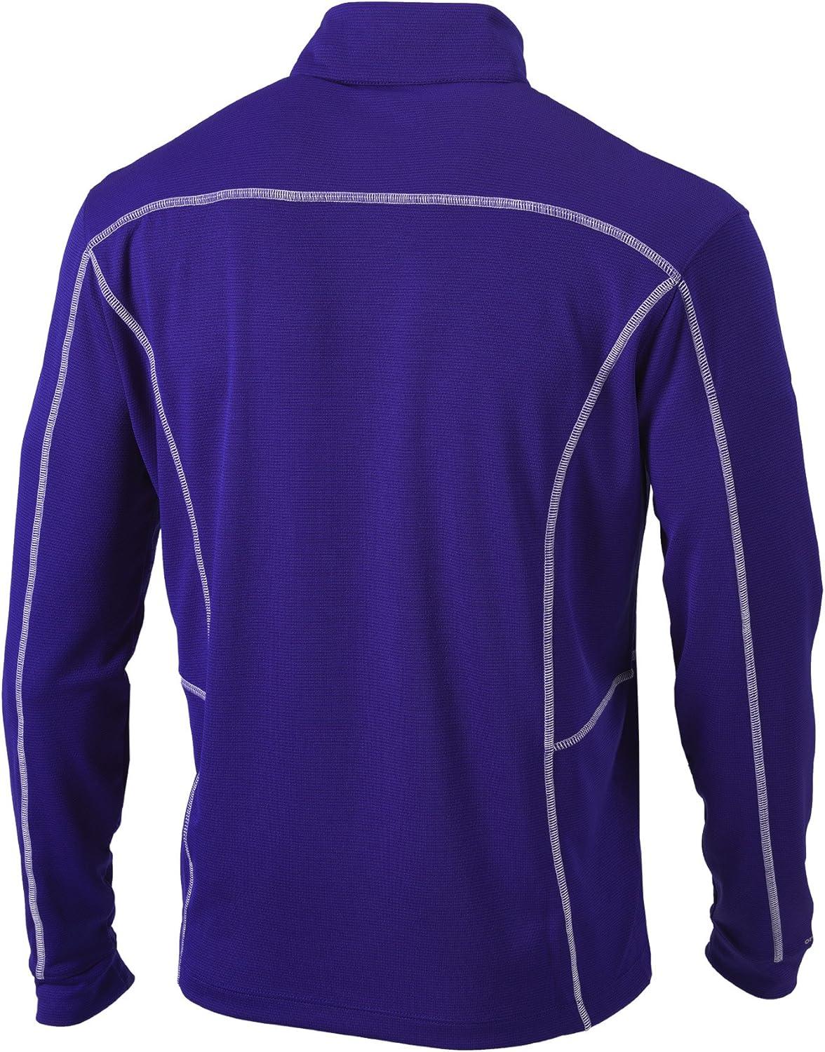 imageColumbia Mens OMNI WICK Shotgun 14 Zip Pullover Breathable Long SleeveUw Purple