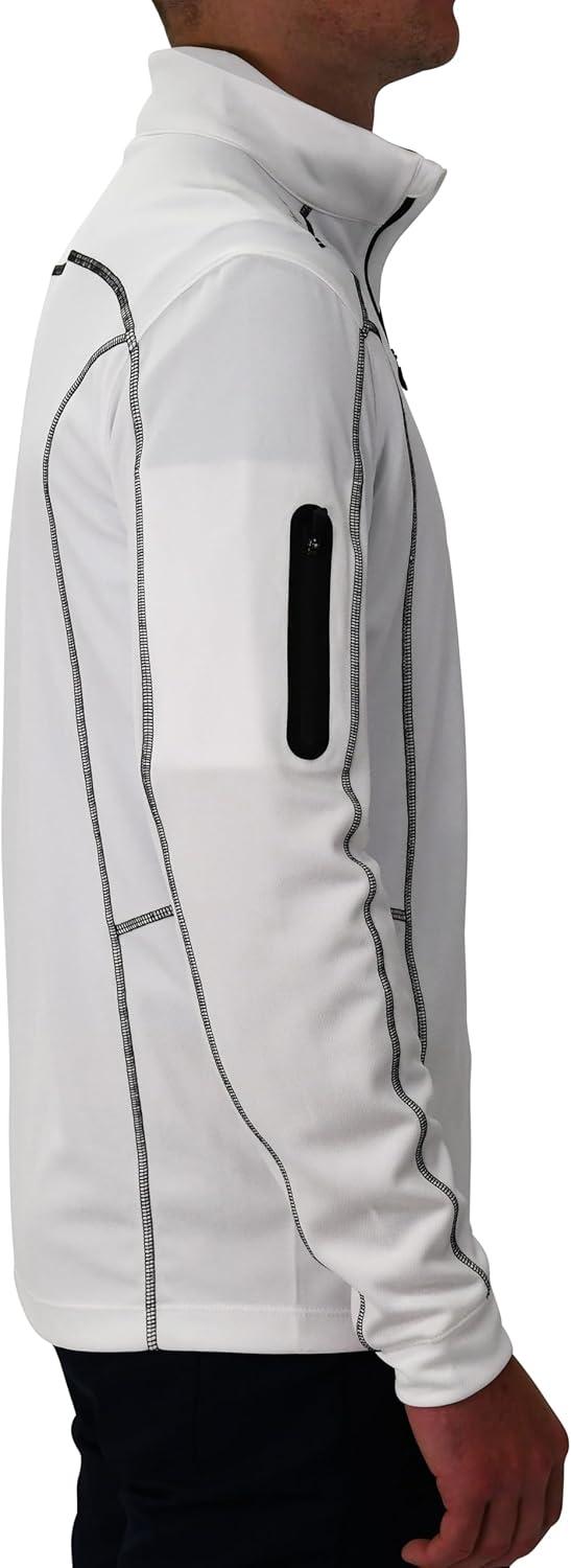 imageColumbia Mens OMNI WICK Shotgun 14 Zip Pullover Breathable Long SleeveWhite