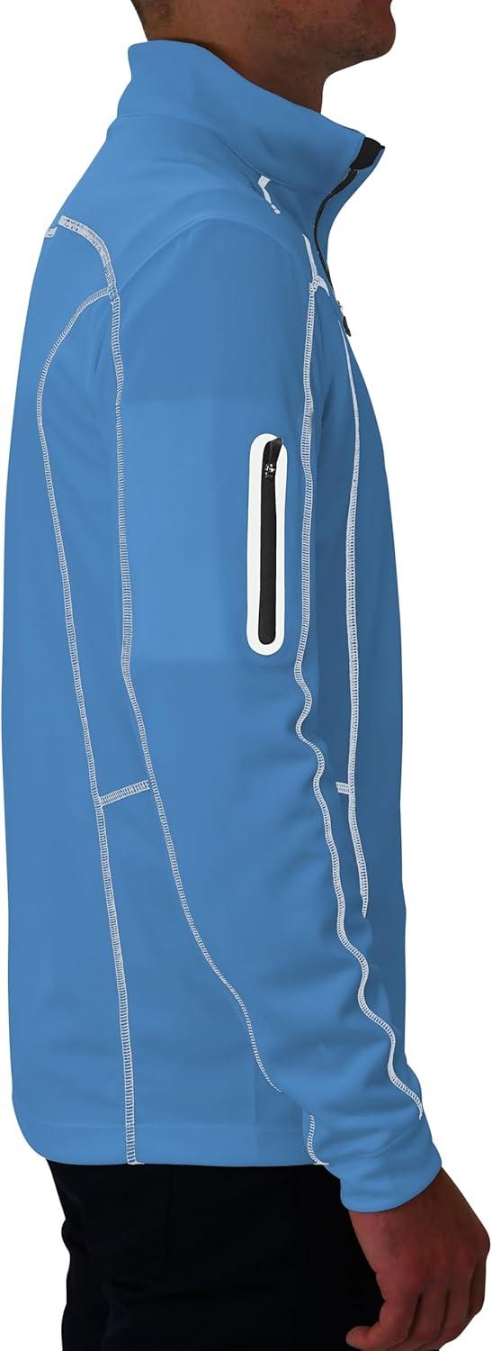 imageColumbia Mens OMNI WICK Shotgun 14 Zip Pullover Breathable Long SleeveWhite Cap