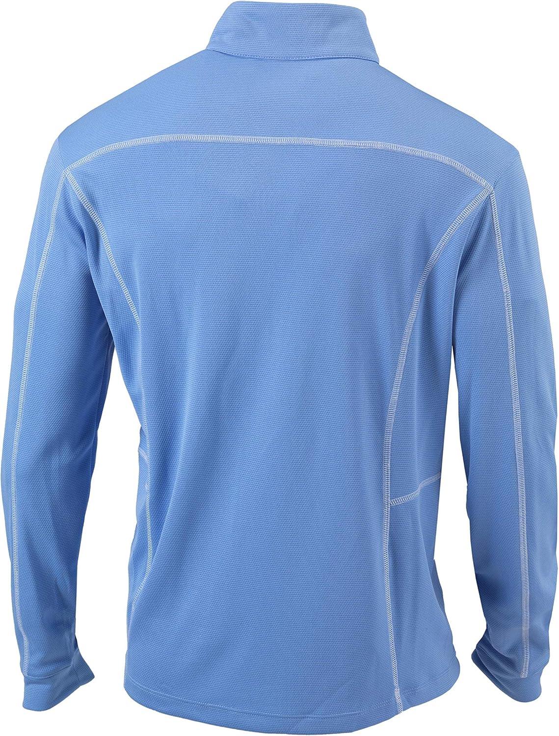 imageColumbia Mens OMNI WICK Shotgun 14 Zip Pullover Breathable Long SleeveWhite Cap