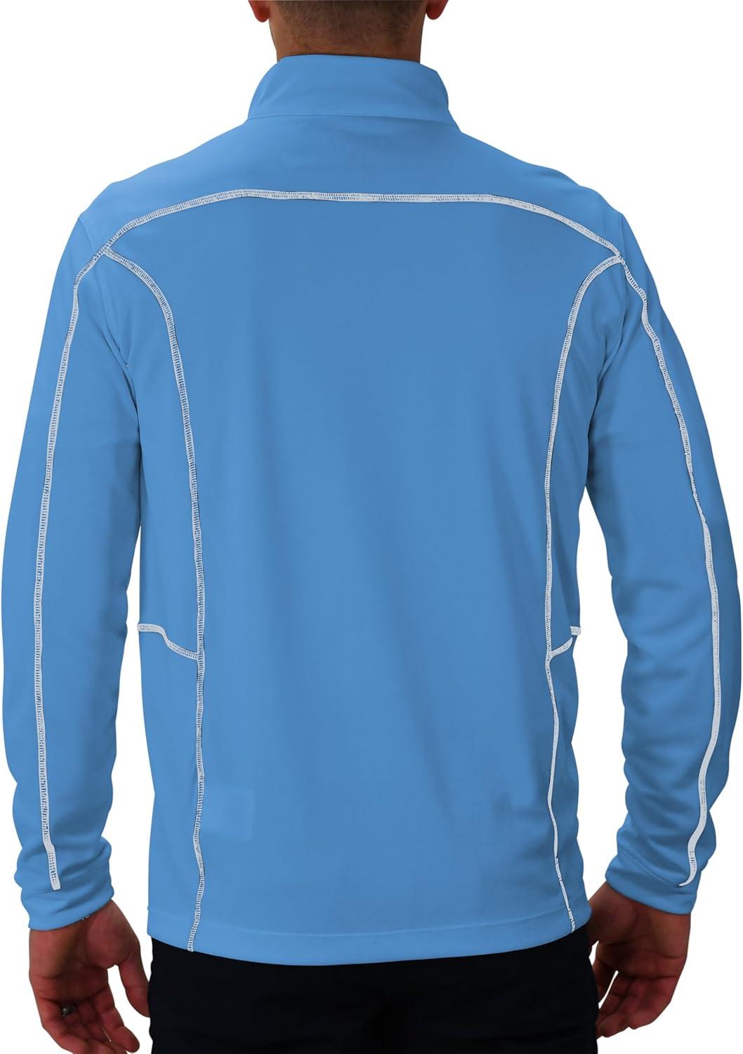 imageColumbia Mens OMNI WICK Shotgun 14 Zip Pullover Breathable Long SleeveWhite Cap
