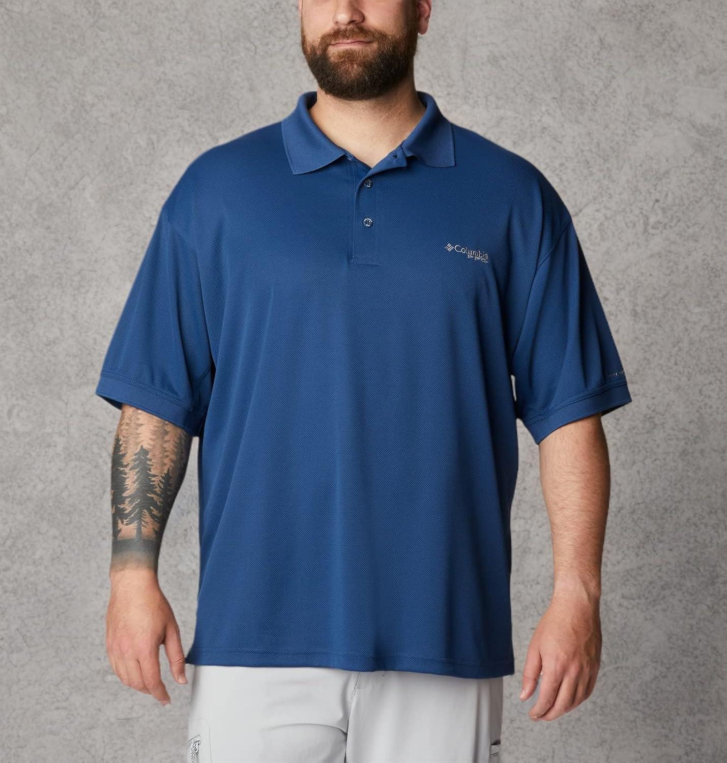 imageColumbia Mens Perfect Cast Polo ShirtCarbon