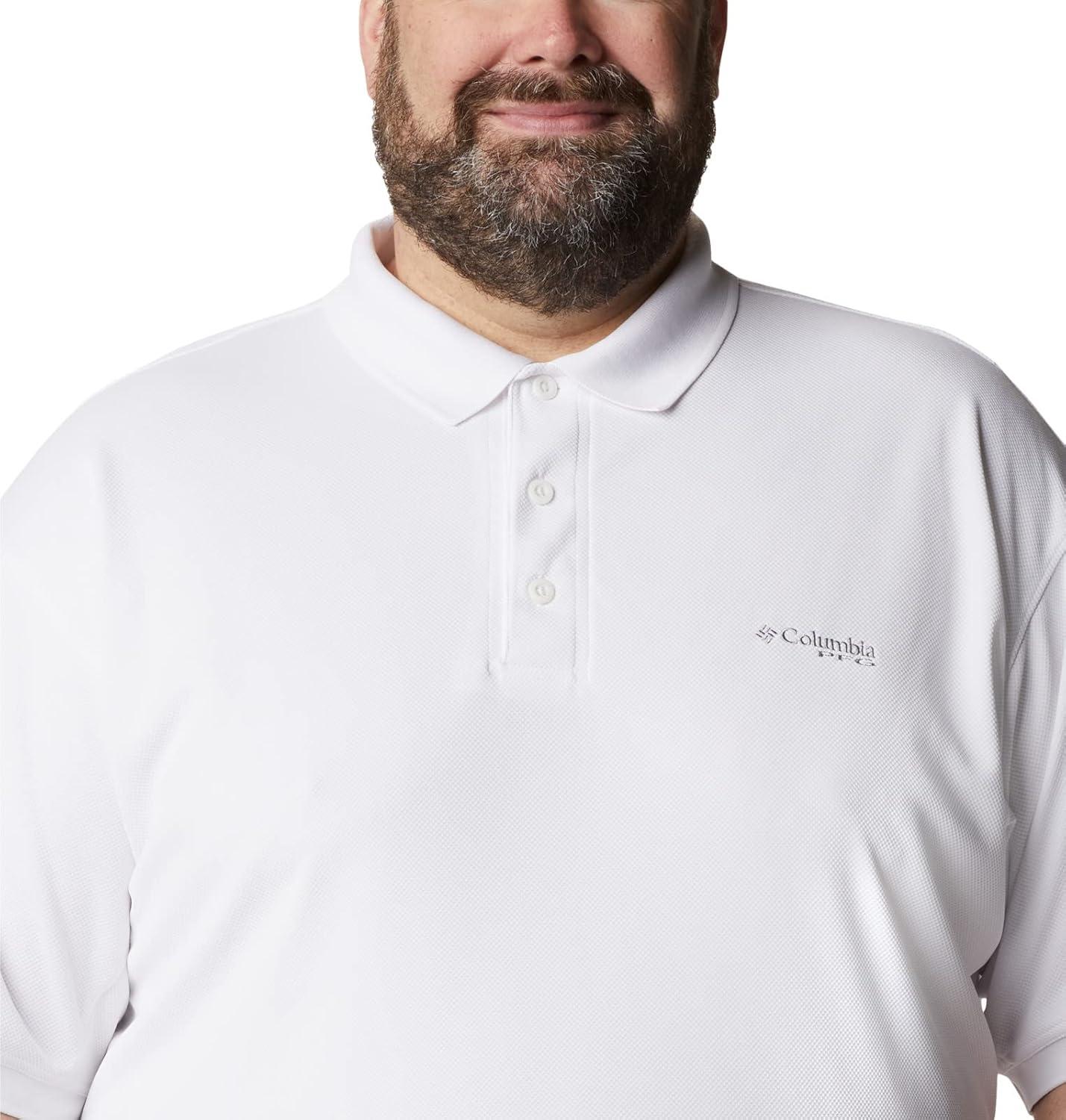 imageColumbia Mens Perfect Cast Polo ShirtWhite