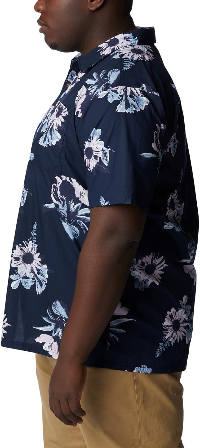 imageColumbia Mens Pine Canyon Short SleeveHiking ShirtCollegiate Navy Staycation