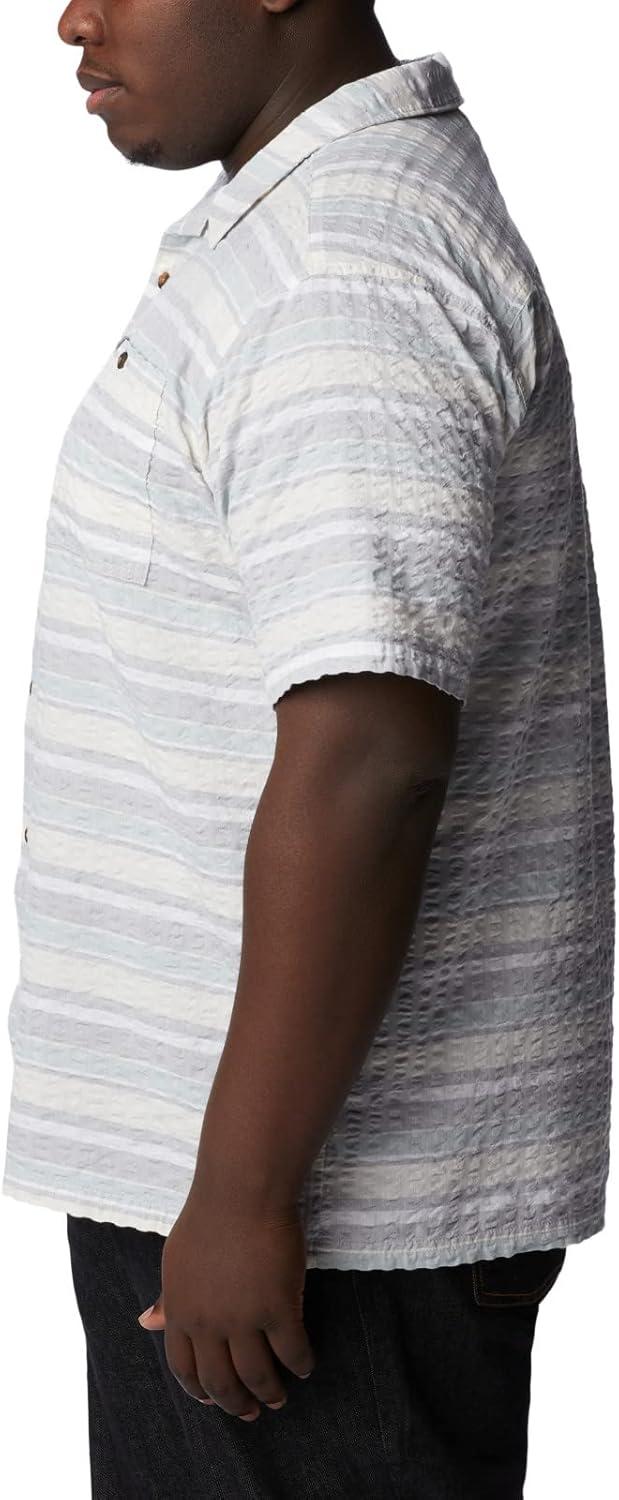 imageColumbia Mens Pine Canyon Short SleeveHiking ShirtColumbia Grey Stripe