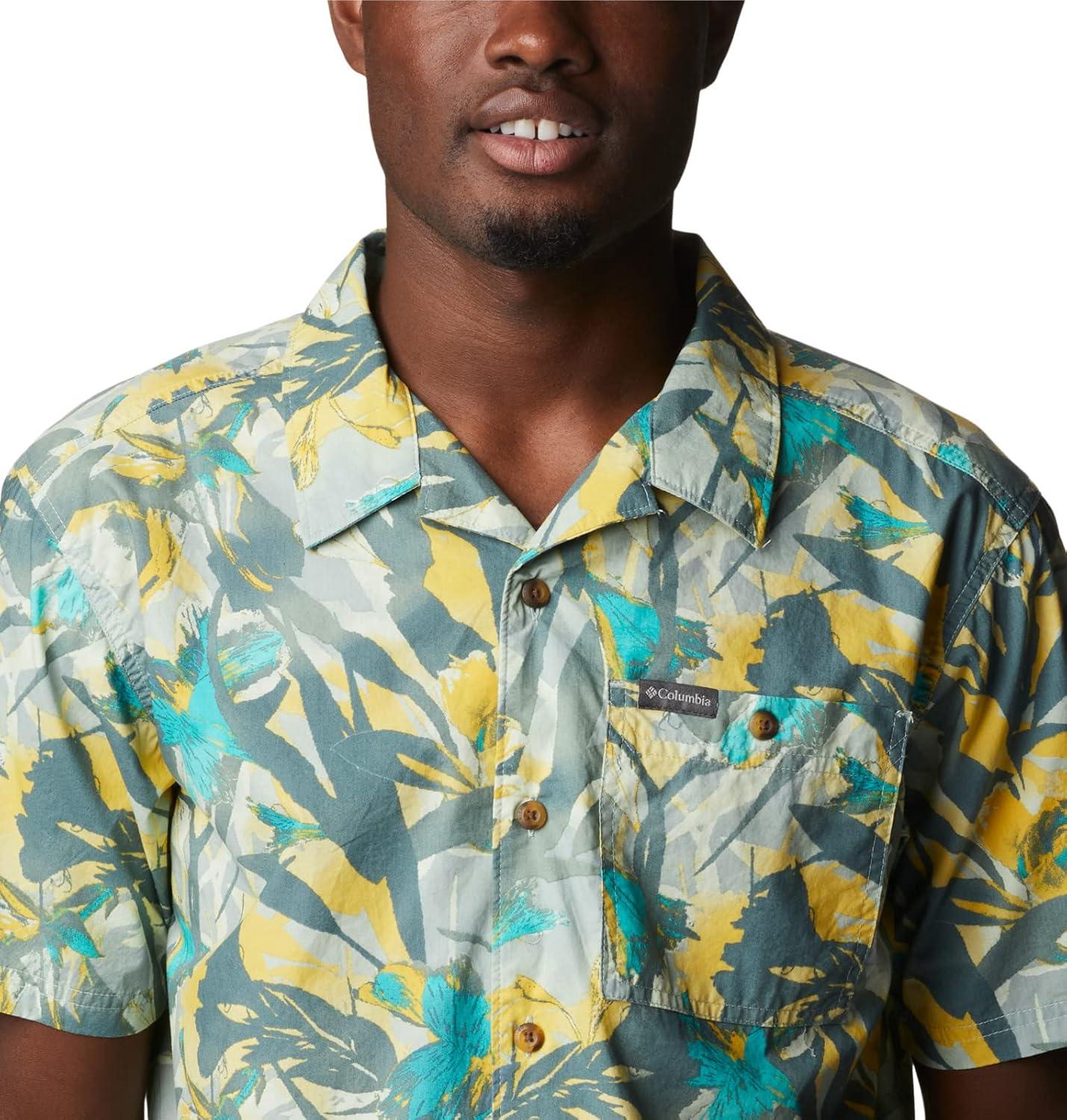 imageColumbia Mens Pine Canyon Short SleeveHiking ShirtNiagara Floriculture
