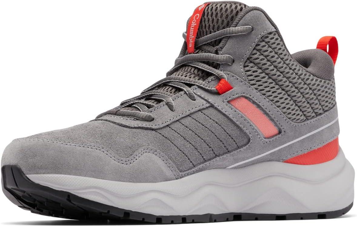 imageColumbia Mens Plateau Venture MidTitainium Grey SteelFiery Red