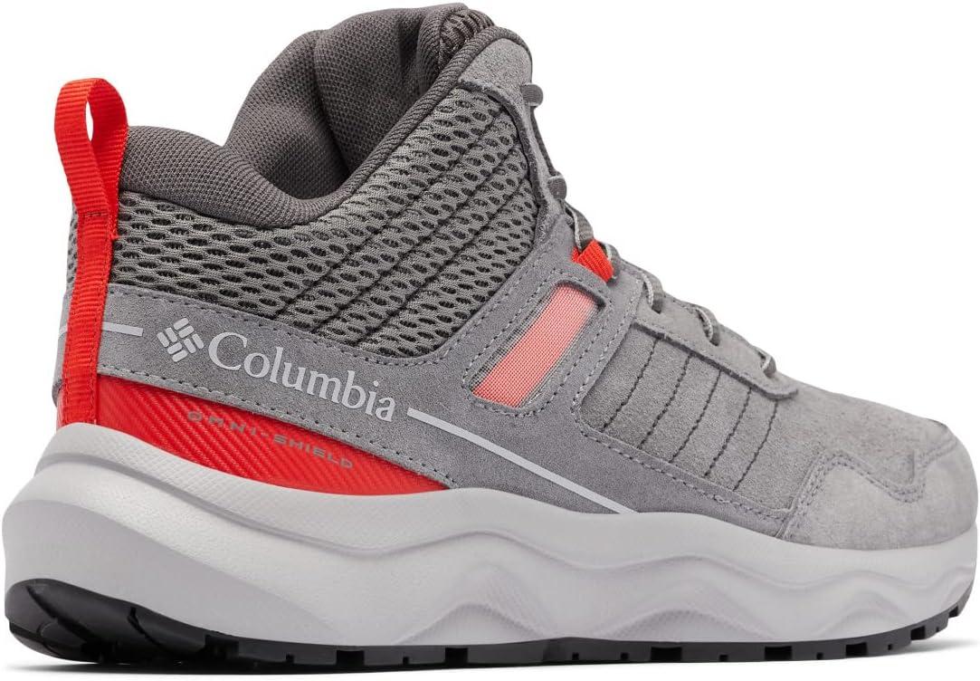 imageColumbia Mens Plateau Venture MidTitainium Grey SteelFiery Red