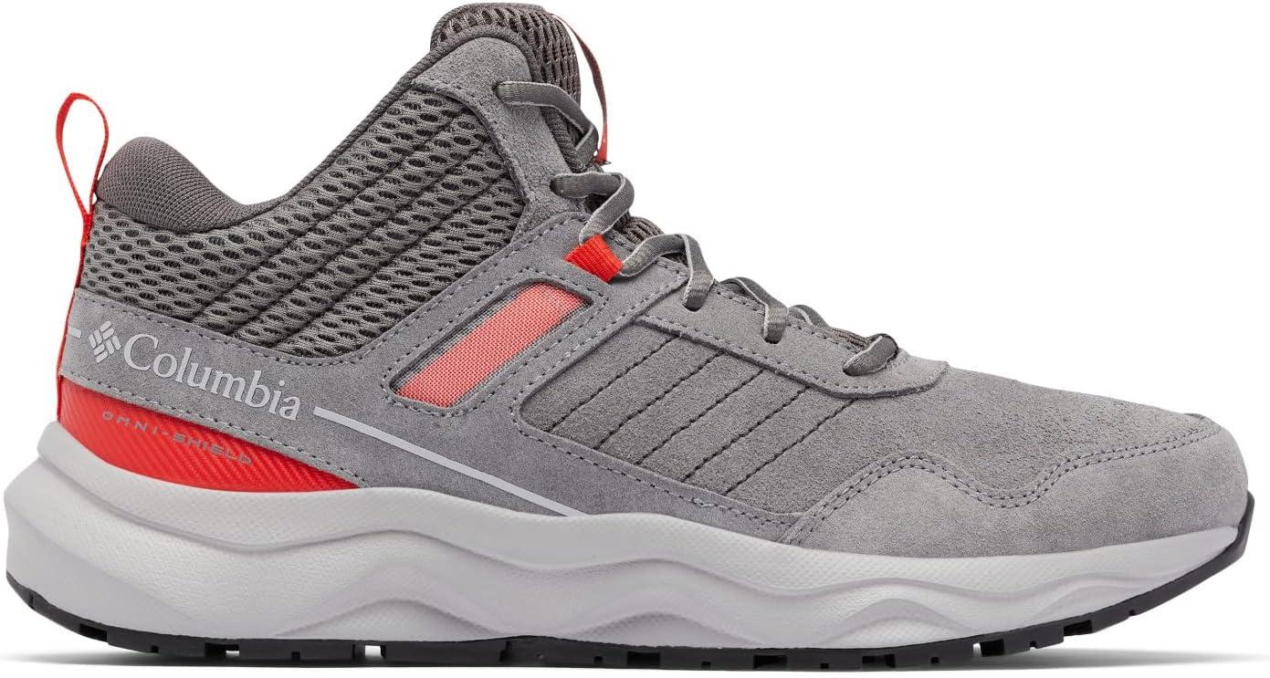 imageColumbia Mens Plateau Venture MidTitainium Grey SteelFiery Red