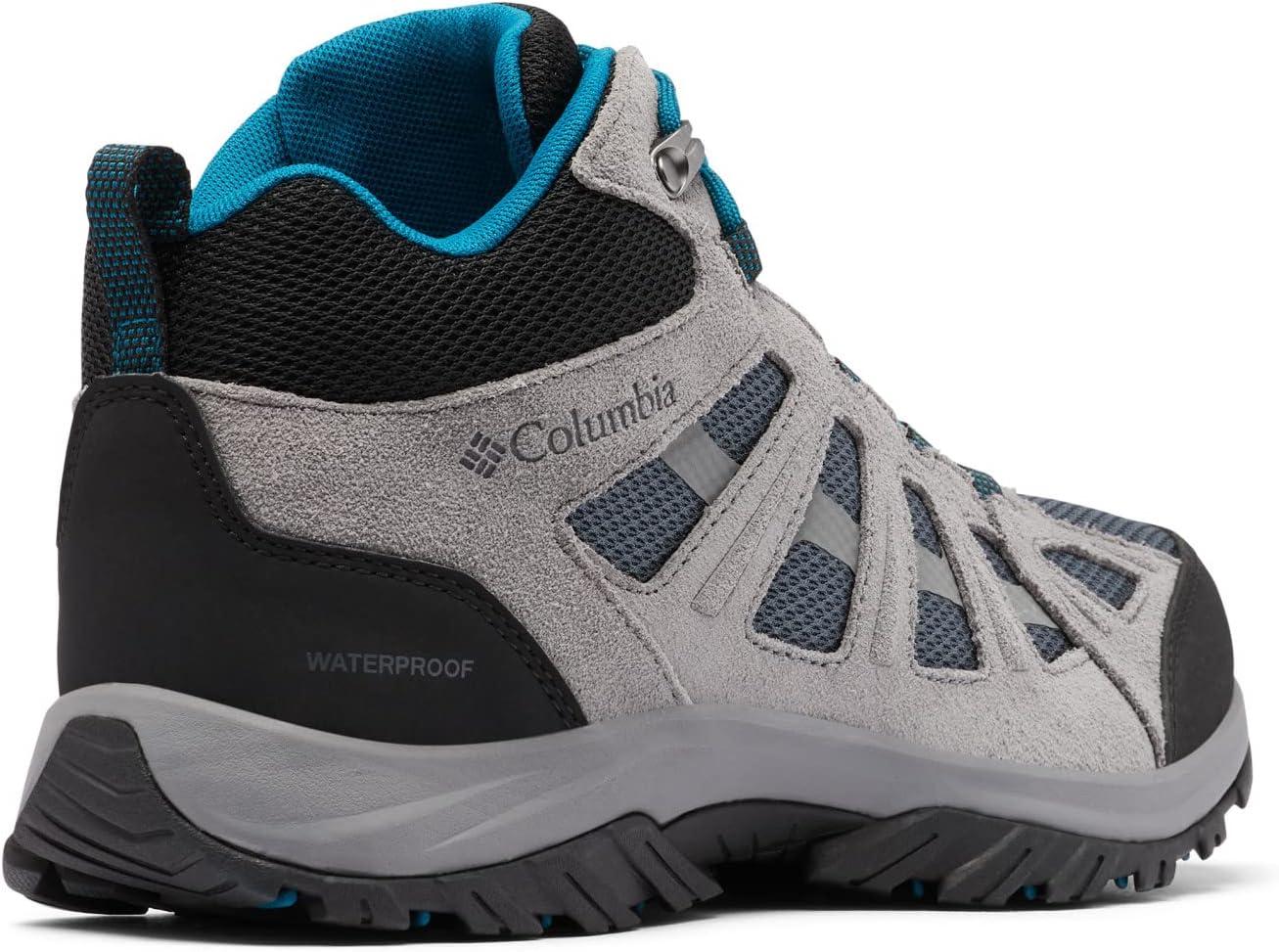 imageColumbia Mens Redmond Iii Mid Waterproof Hiking ShoeGraphiteBlack