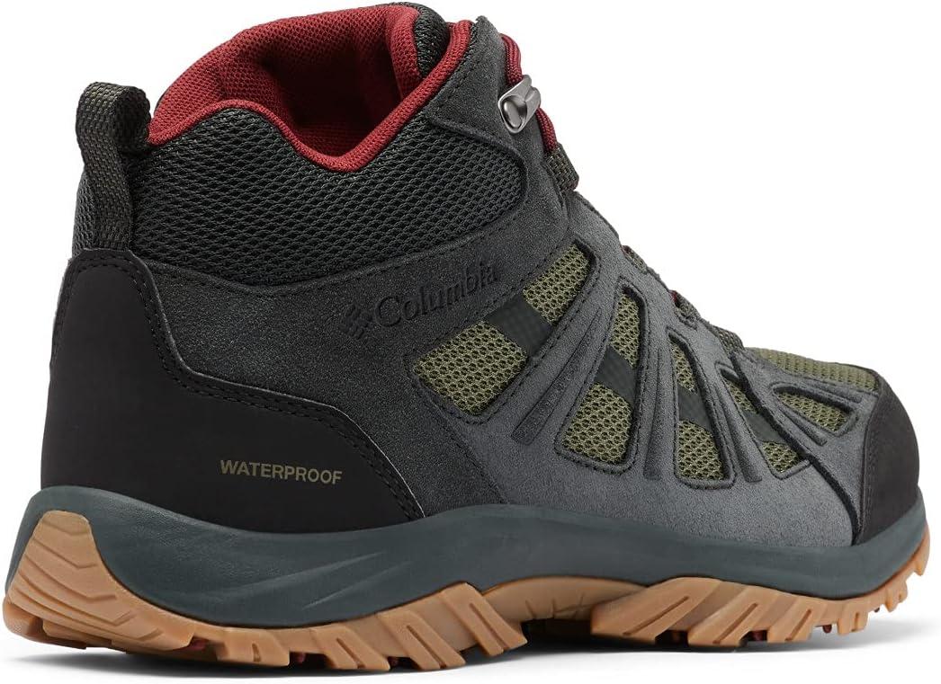 imageColumbia Mens Redmond Iii Mid Waterproof Hiking ShoeNoriRed Jasper