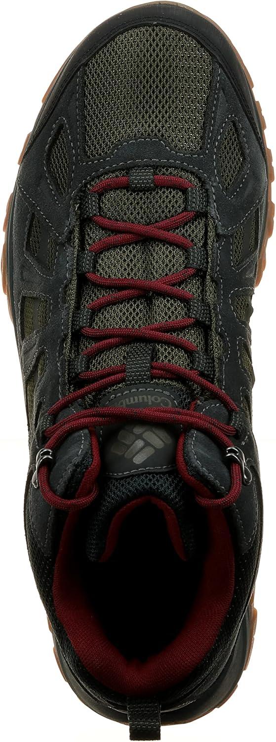 imageColumbia Mens Redmond Iii Mid Waterproof Hiking ShoeNoriRed Jasper