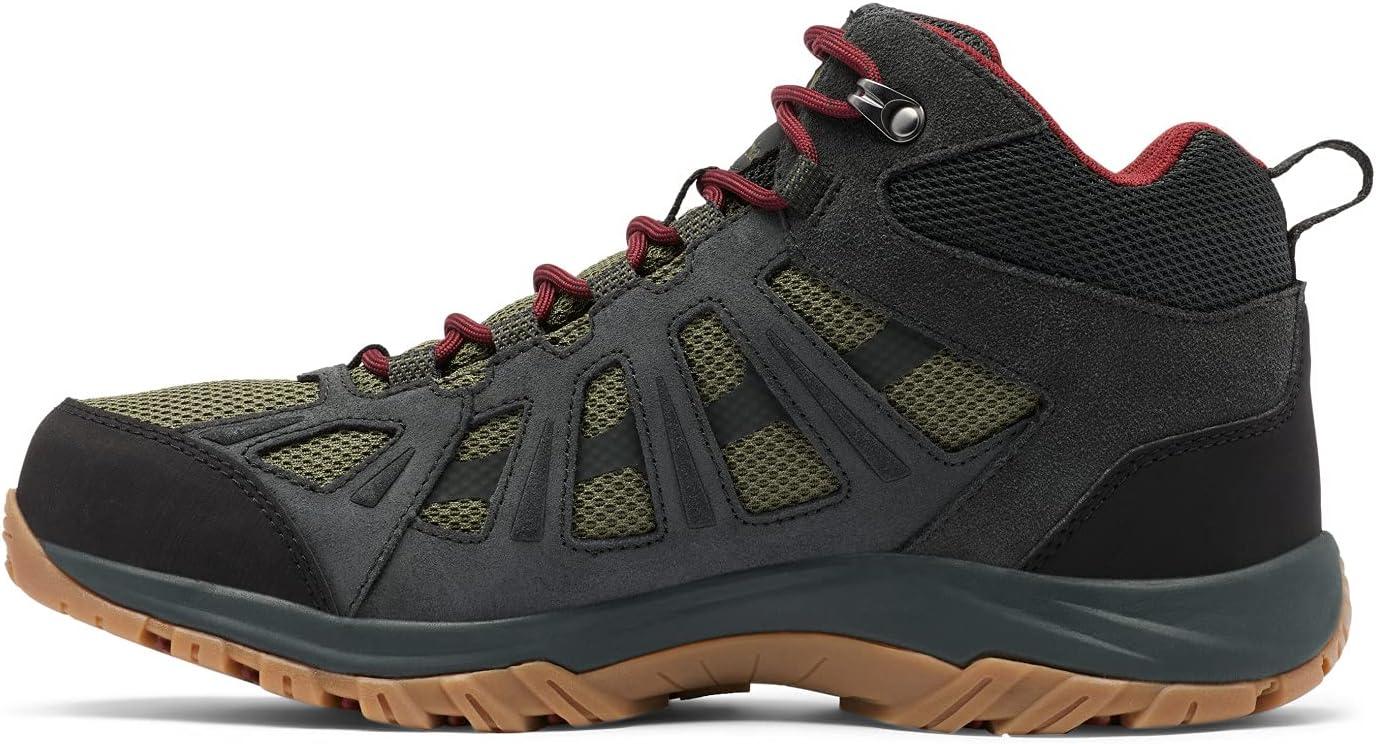 imageColumbia Mens Redmond Iii Mid Waterproof Hiking ShoeNoriRed Jasper