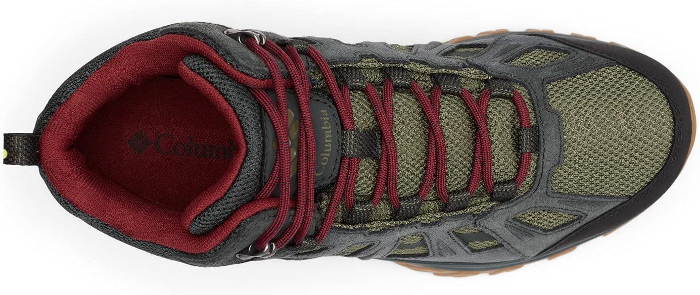 imageColumbia Mens Redmond Iii Mid Waterproof Hiking ShoeNoriRed Jasper