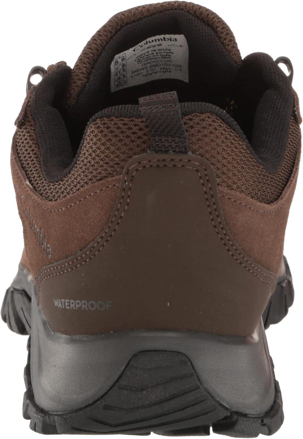 imageColumbia Mens Redmond Iii WaterproofHiking ShoeCordovanBlack