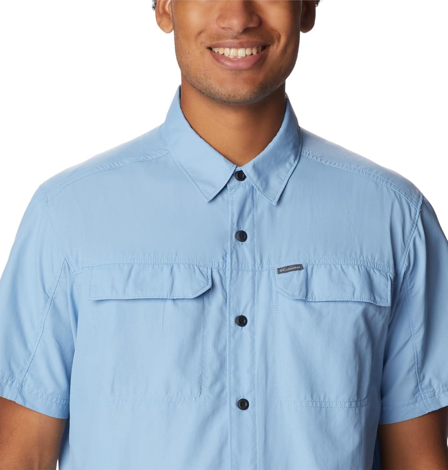 imageColumbia Mens Silver Ridge 20 Short Sleeve ShirtJet Stream