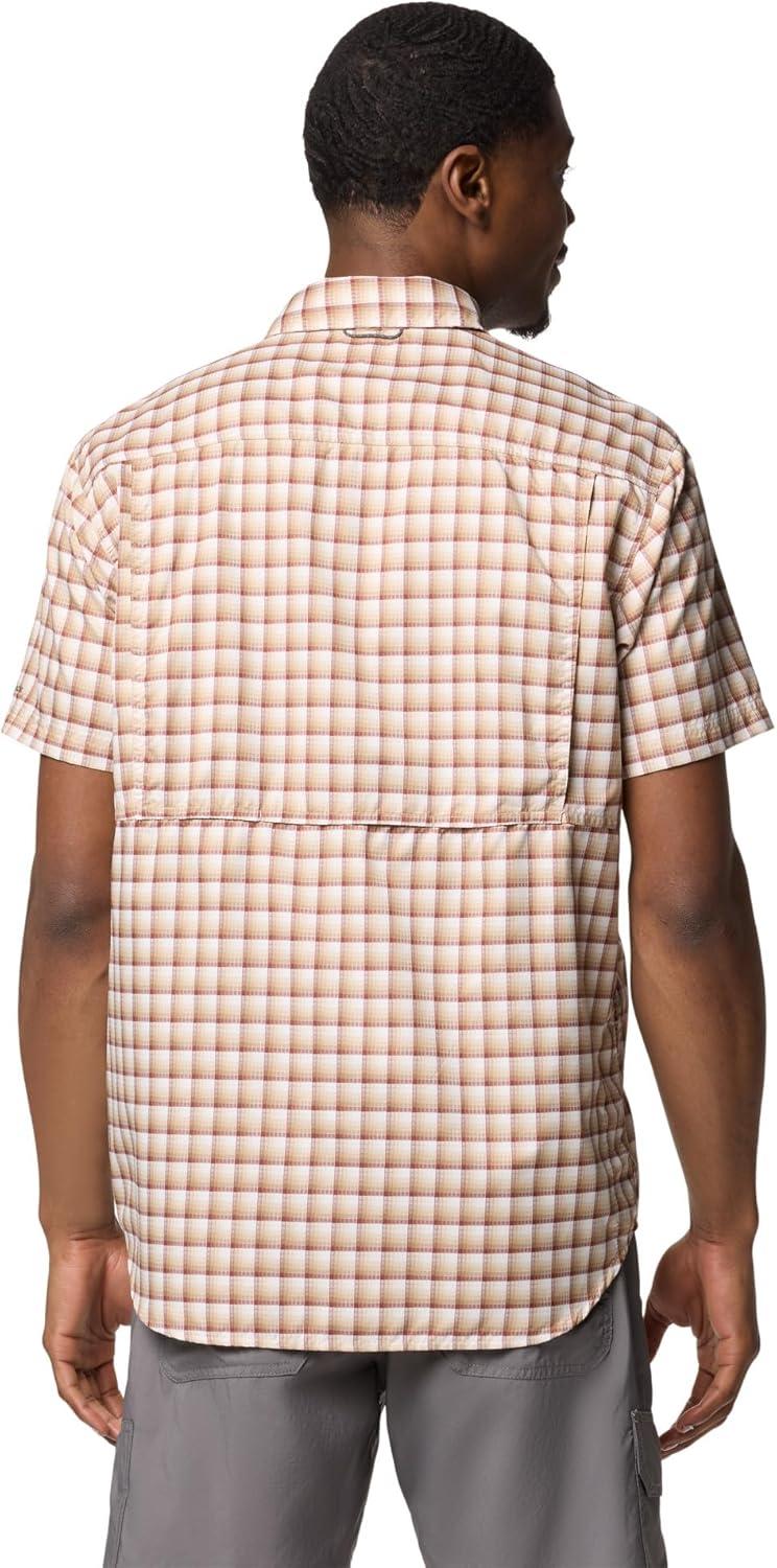 imageColumbia Mens Silver Ridge Utility Lite Novelty Short SleeveAncient Fossil Pulaski Plaid