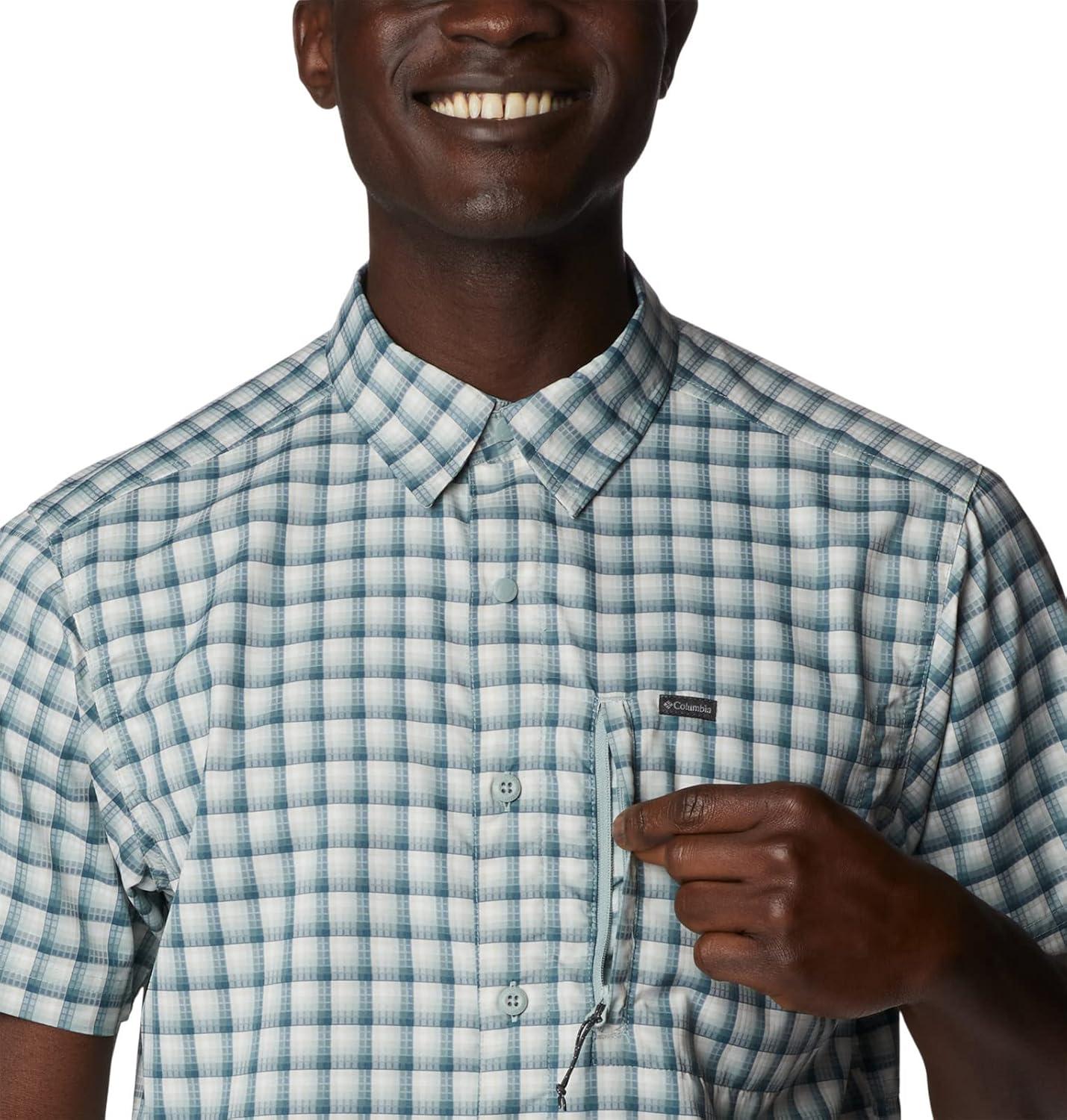 imageColumbia Mens Silver Ridge Utility Lite Novelty Short SleeveNiagara Pulaski Plaid