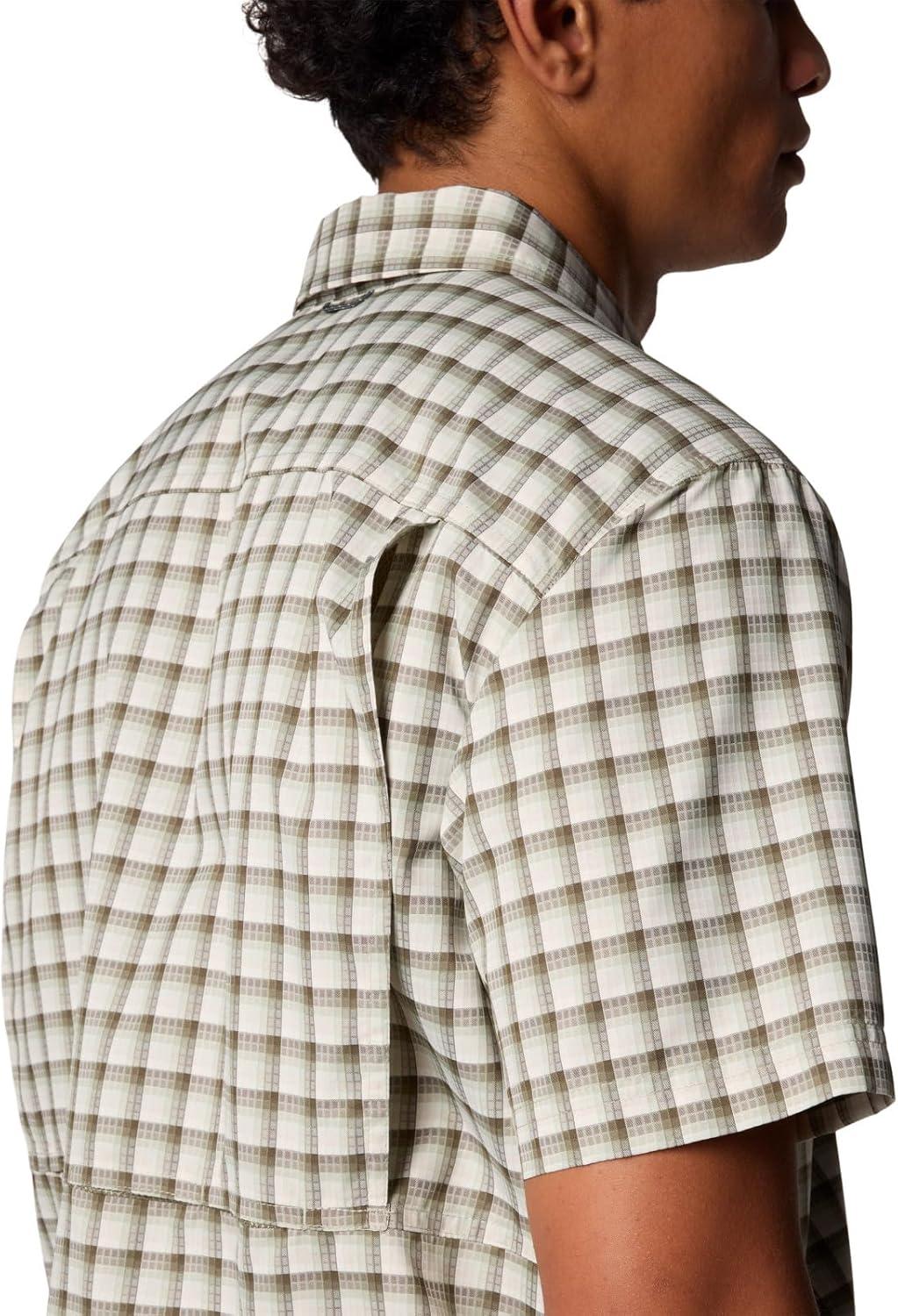 imageColumbia Mens Silver Ridge Utility Lite Novelty Short SleeveSafari Pulaski Plaid