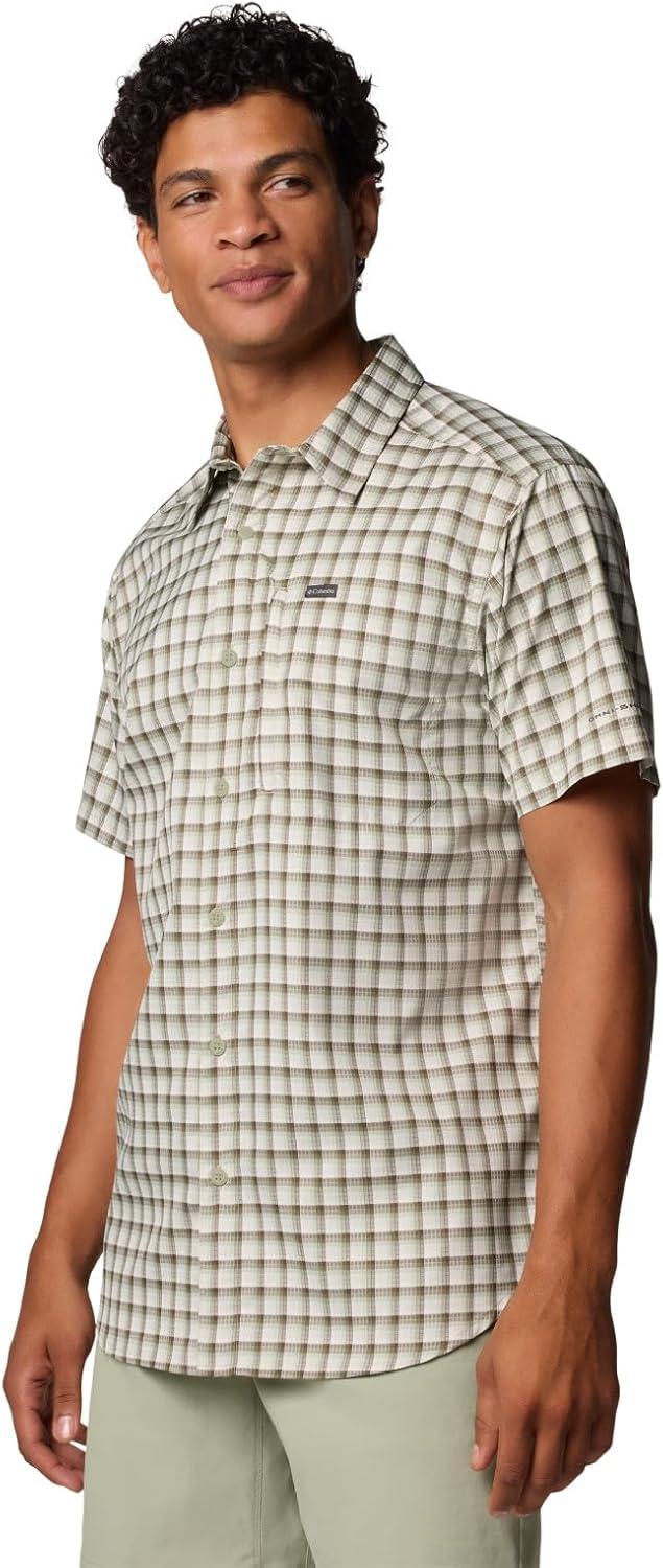 imageColumbia Mens Silver Ridge Utility Lite Novelty Short SleeveSafari Pulaski Plaid