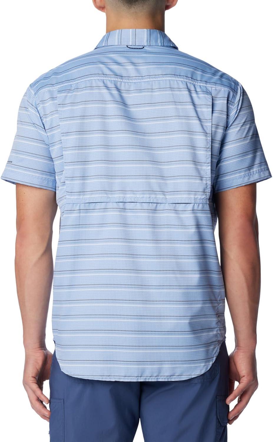 imageColumbia Mens Silver Ridge Utility Lite Novelty Short SleeveSkyler Chambray Stripe