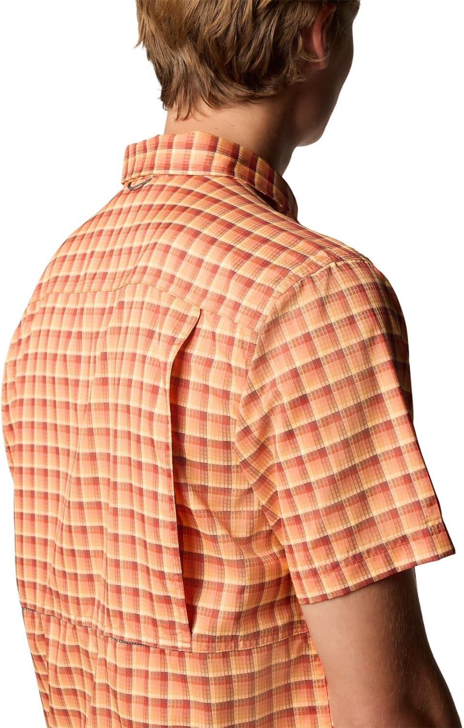 imageColumbia Mens Silver Ridge Utility Lite Novelty Short SleeveTuscan Pulaski Plaid