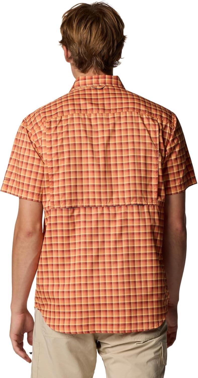 imageColumbia Mens Silver Ridge Utility Lite Novelty Short SleeveTuscan Pulaski Plaid