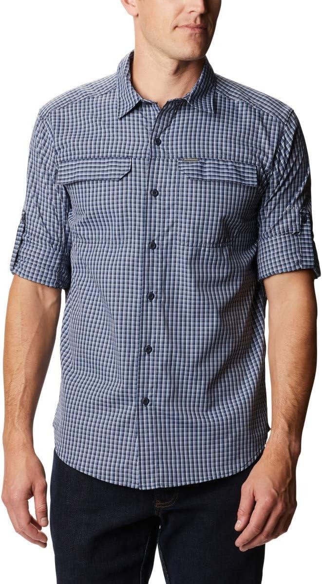 imageColumbia Mens Silver Ridge20 Long Sleeve ShirtSilver Ridge20 Long Sleeve ShirtBluestone Mini Plaid