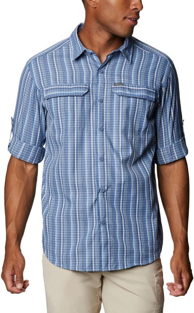 imageColumbia Mens Silver Ridge20 Long Sleeve ShirtSilver Ridge20 Long Sleeve ShirtBright Indigo Multi Grid
