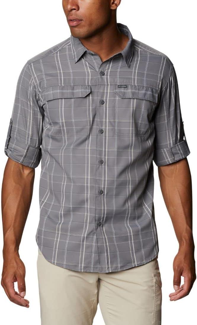 imageColumbia Mens Silver Ridge20 Long Sleeve ShirtSilver Ridge20 Long Sleeve ShirtCity Grey Grid Lines