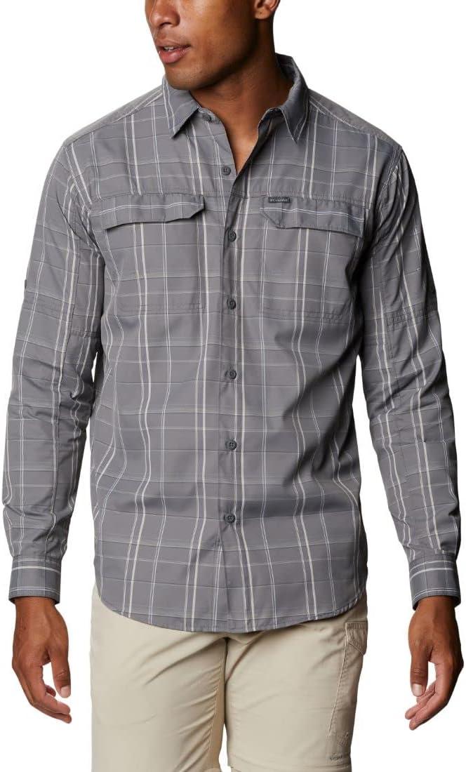 imageColumbia Mens Silver Ridge20 Long Sleeve ShirtSilver Ridge20 Long Sleeve ShirtCity Grey Grid Lines