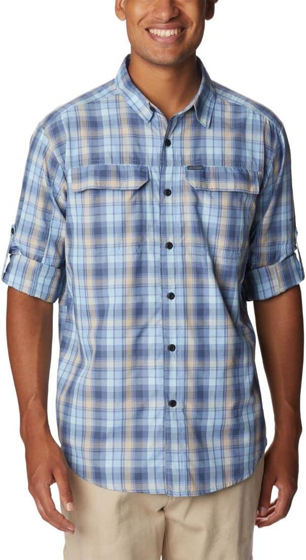 imageColumbia Mens Silver Ridge20 Long Sleeve ShirtSilver Ridge20 Long Sleeve ShirtJet Stream Gathered Plaid