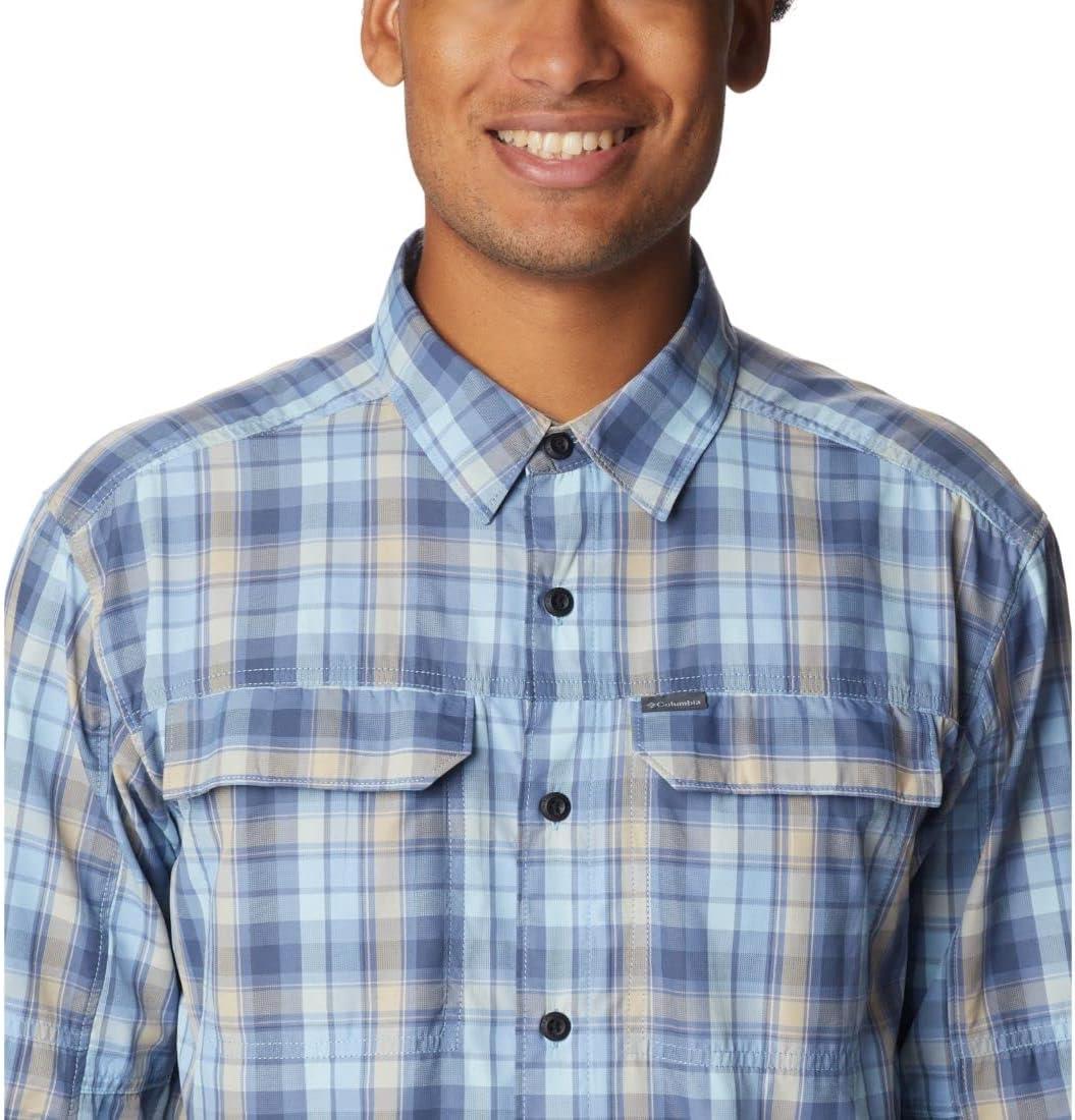 imageColumbia Mens Silver Ridge20 Long Sleeve ShirtSilver Ridge20 Long Sleeve ShirtJet Stream Gathered Plaid