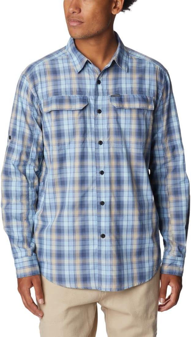 imageColumbia Mens Silver Ridge20 Long Sleeve ShirtSilver Ridge20 Long Sleeve ShirtJet Stream Gathered Plaid