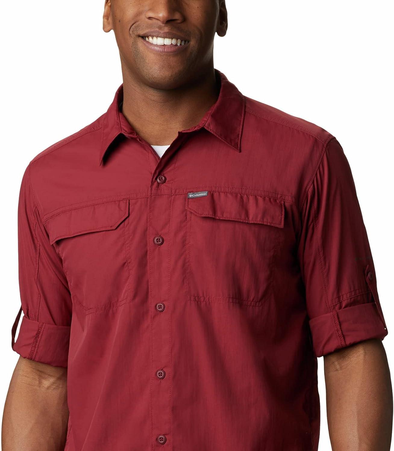 imageColumbia Mens Silver Ridge20 Long Sleeve ShirtSilver Ridge20 Long Sleeve ShirtRed Jasper