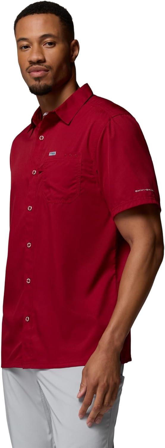 imageColumbia Mens Standard Slack Tide Camp ShirtBeet