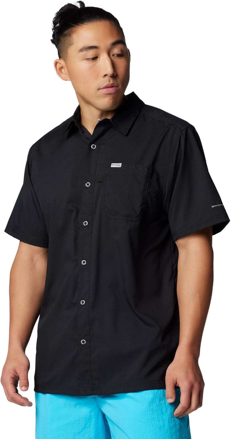 imageColumbia Mens Standard Slack Tide Camp ShirtBlack