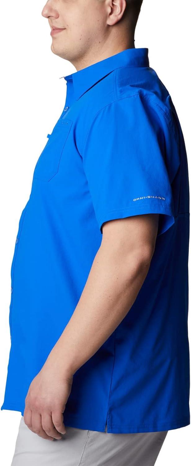 imageColumbia Mens Standard Slack Tide Camp ShirtBlue Macaw