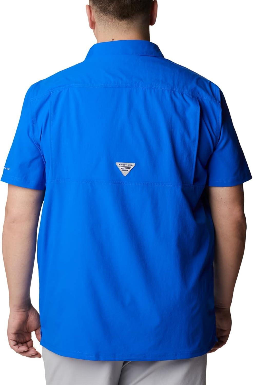 imageColumbia Mens Standard Slack Tide Camp ShirtBlue Macaw