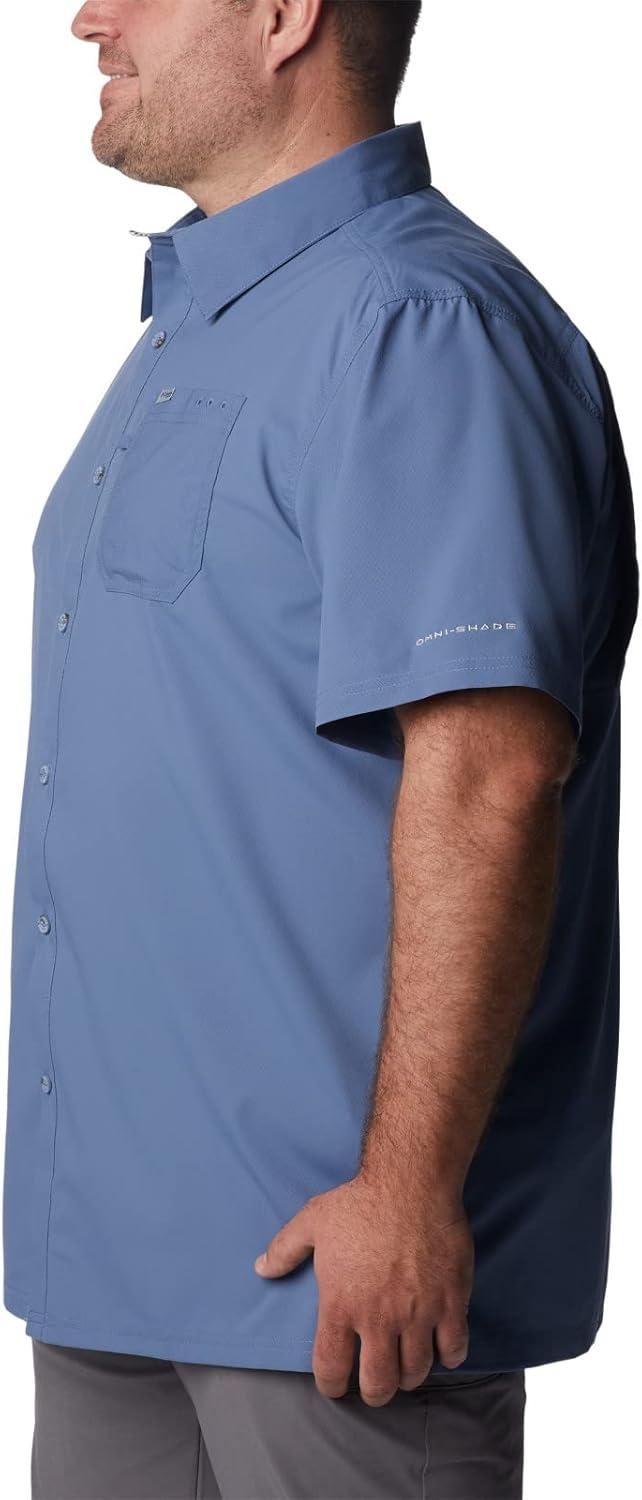 imageColumbia Mens Standard Slack Tide Camp ShirtBluestone