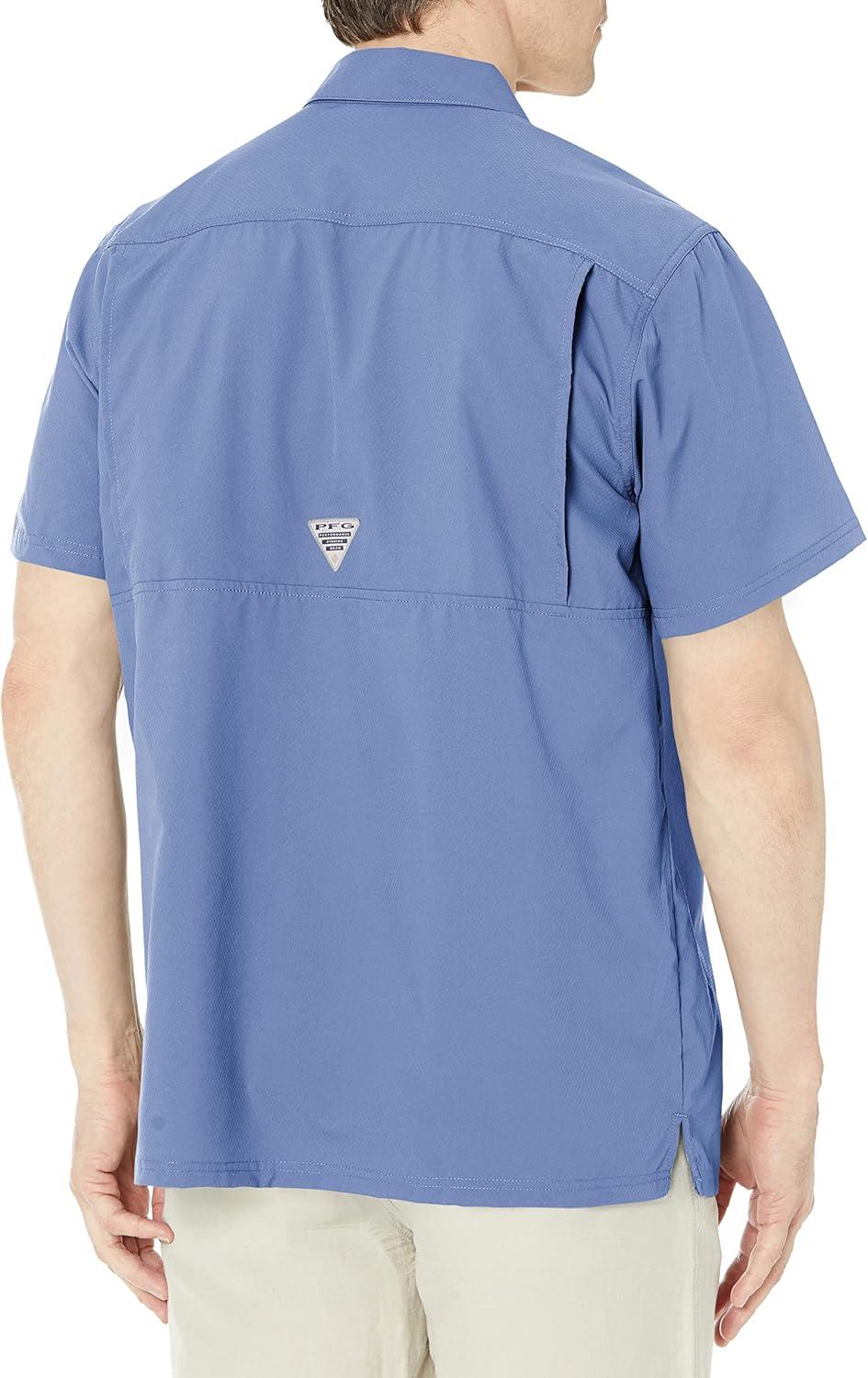imageColumbia Mens Standard Slack Tide Camp ShirtBluestone