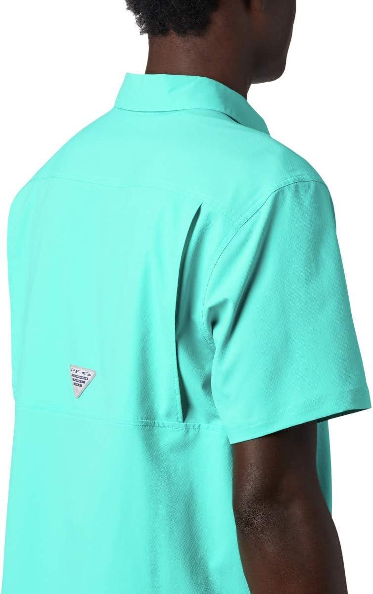 imageColumbia Mens Standard Slack Tide Camp ShirtBright Aqua