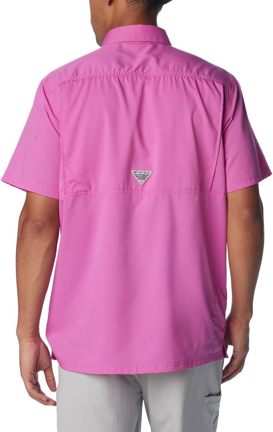 imageColumbia Mens Standard Slack Tide Camp ShirtBright Lavender