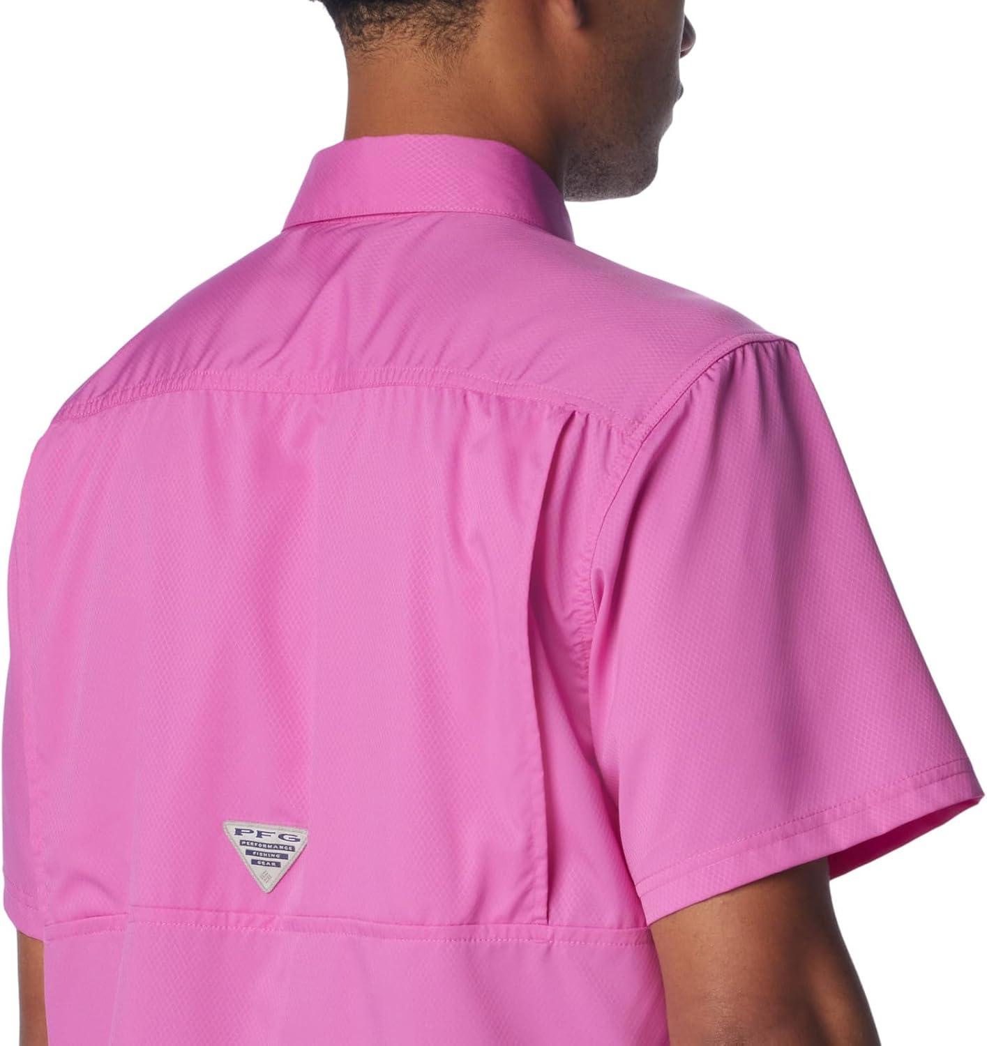 imageColumbia Mens Standard Slack Tide Camp ShirtBright Lavender