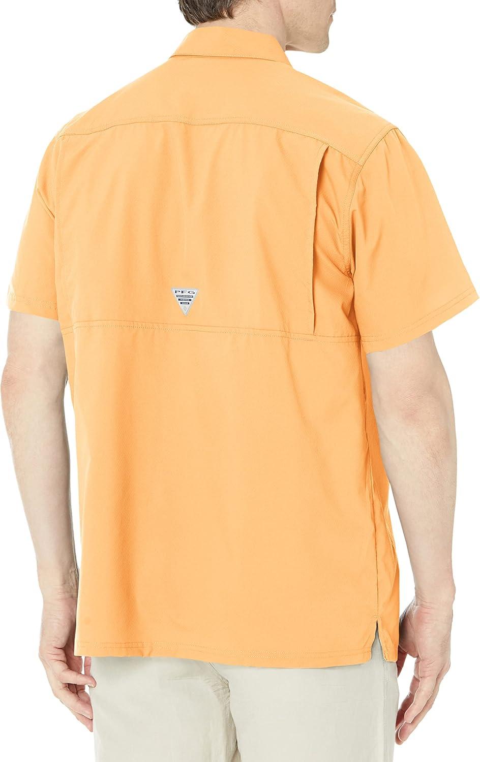 imageColumbia Mens Standard Slack Tide Camp ShirtBright Nectar